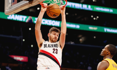 Donovan Clingan Portland Trail Blazers nba lakers tiago splitter