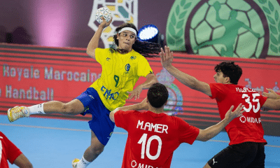 Dudu, autor de oito gols contra o Marrocos no Mundial sub-17 de handebol