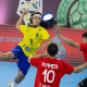 Dudu, autor de oito gols contra o Marrocos no Mundial sub-17 de handebol