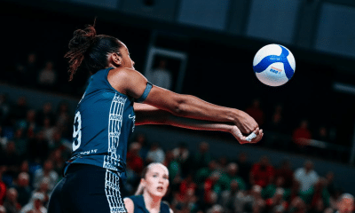 Kisy em quadra pelo Lokomotiv Kaliningrado nA Superliga Russa de vôlei feminino