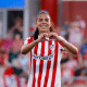 Lauren, autora do gol do Atlético de Madri contra o Bilbao