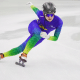 Lucas Koo no world tour de patinação de velocidade short track