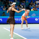 Luisa Stefani e Timea Babos na final do WTA 500 de Ningbo