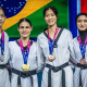 Maria Clara Pacheco Taekwondo campeã muncial de taekwondo