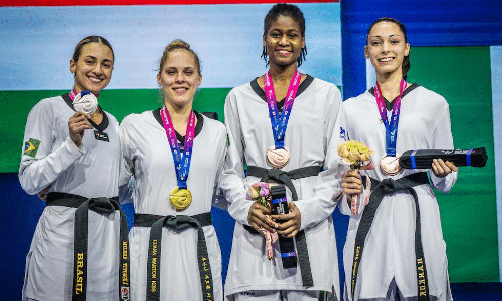 Milena Titoneli taekwondo medalha de prata mundial de taekwondo