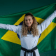 Milena Titoneli taekwondo medalha de prata mundial de taekwondo