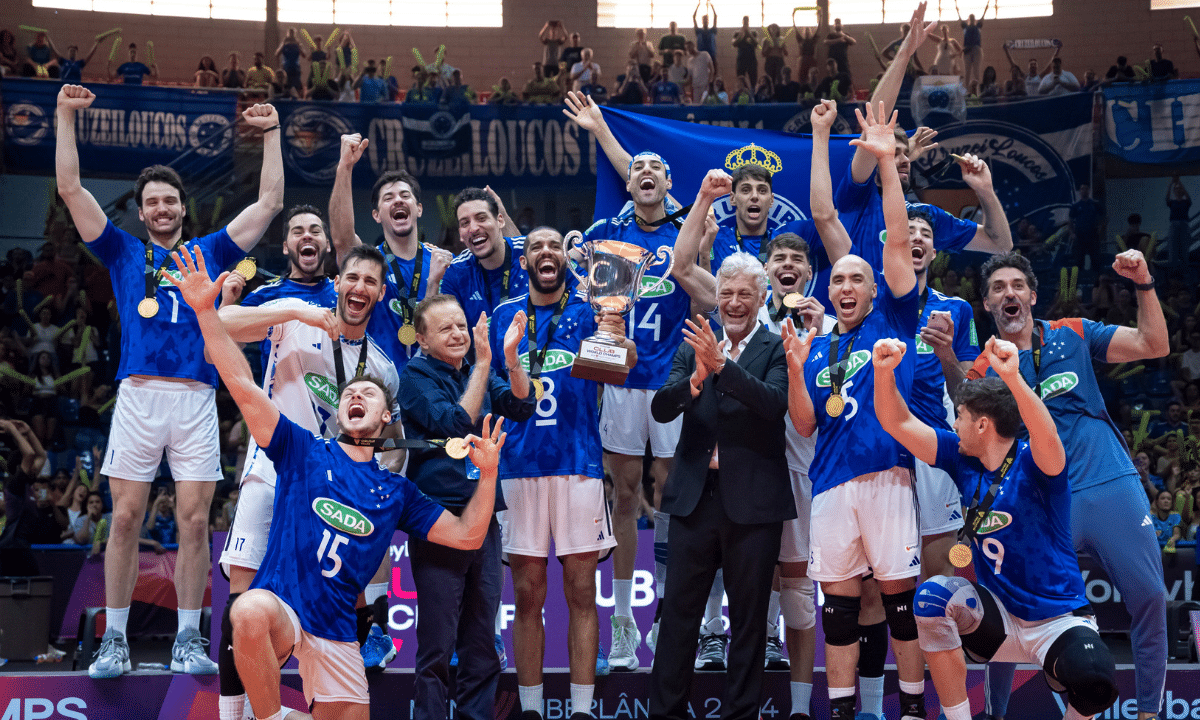 Sada Cruzeiro campeão do Mundial de Clubes de vôlei masculino 2024