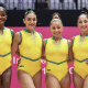 Equipe feminina do Brasil no Mundial de Ginástica Artística