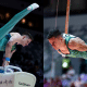 Caio Souza e Diogo Soares na final do Mundial de Ginástica Artística no individual geral