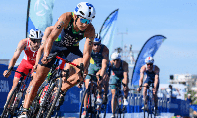 Miguel Hidalgo na final do Circuito Mundial de triatlo