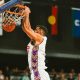 Tim Soares em jogo do Sydney Kings na NBL - liga australiana de basquete