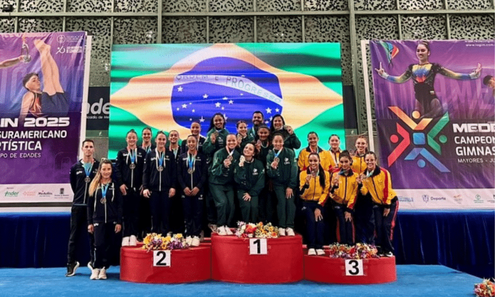 Brasil conquista duas medalhas no Sul-Americano de Ginástica Artística