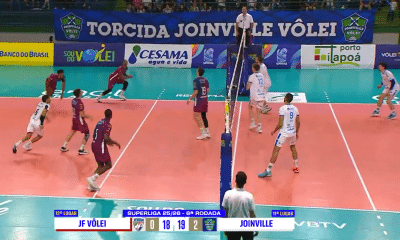 Em confronto direto, Joinville bate JF Vôlei e se afasta da degola da Superliga