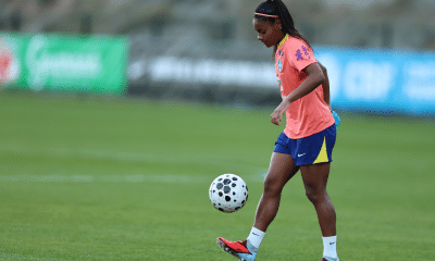 Tainá Maranhão joga pelo Palmeiras e vive sua segunda experiência na seleção brasileira adulta (Foto: Lívia Villas Boas/CBF)