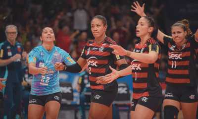 Simone Lee brilhou na vitória do Sesc Flamengo sobre o Minas pela Superliga (Foto: PaulaReis/Flamengo)