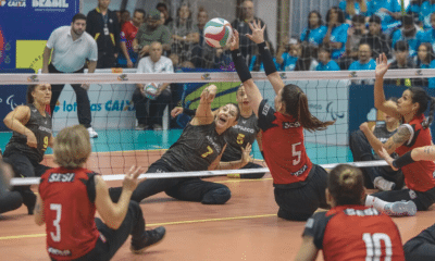 O Sesi-SP, atual campeão, não tomou conhecimento do paulista ADD e venceu, por 3 sets a 0, parciais de 25/0, 25/10 e 25/5. Já goiano ASPAEGO, segundo colocado em 2024, também não perdeu nenhuma série no duelo contra o catarinense APESBLU: 25/20, 25/13 e 25/10 (Foto: Alessandra Cabral/CPB)