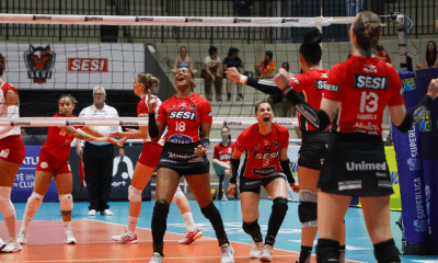 Sesi Bauru teve Mayany como melhor em quadra na vitória contra o Tijuca pela Superliga (Foto: Felipe Wiira/Sesi-SP)