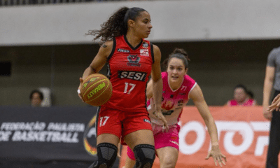 Sesi Araraquara venceu o jogo com arrancada nos dez minutos finais (Foto: Instagram @thomaz_marostegan)