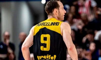 Na imagem, Marcelinho Huertas com a camisa do Tenerife.