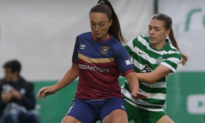 Janaina Weimer marca em vitória do Torreense pela Liga BPI de futebol feminino