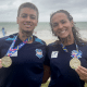 Julia Pereira e Matheus Melecchi vencem os 10km do Brasileiro de Águas Abertas