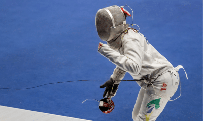Ana Beatriz Fraga etapa de Tashkent da Copa do Mundo cadete de esgrima Vince Liu