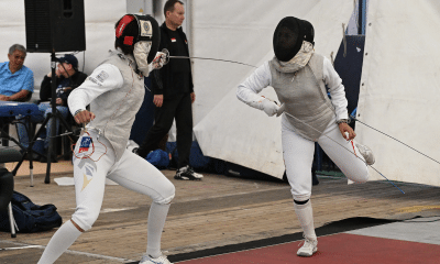 Bia Bulcão na Copa do Mundo de florete na Espanha