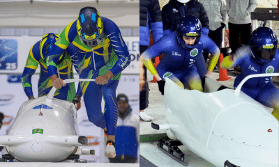Trenós do Brasil na Copa América de Bobsled com Edson Bindilatti, Edson Martins, Gustavo Ferreira e Luis Bacca