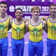 Equipe masculina do Brasil no Mundial Júnior de ginástica artística