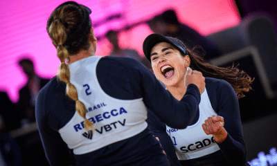 Carol Solberg Rebecca Mundial de Vôlei de Praia oitavas de final