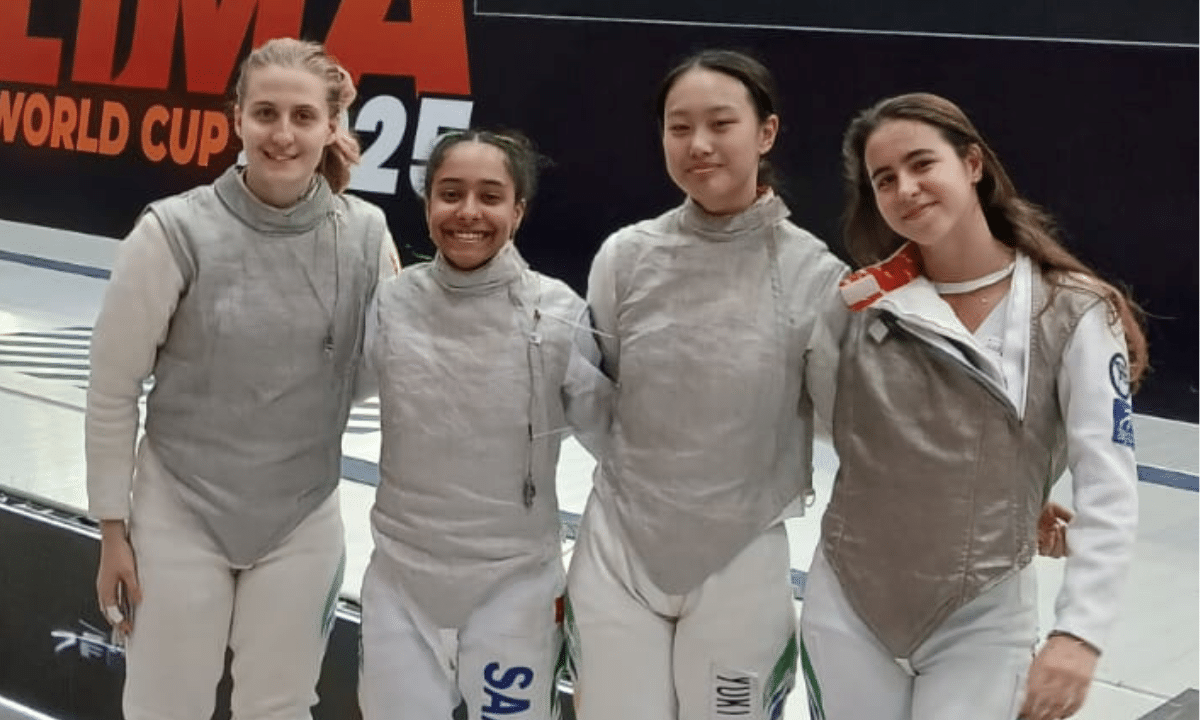 Atletas do Brasil na Copa do Mundo Cadete e Júnior de Florete no Peru