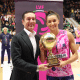 Gabi Guimarães recebe troféu de MVP da Liga Italiana de vôlei feminino