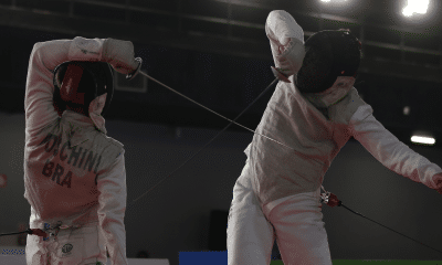 Guilherme Vianna e Luiz Foschini se enfrentam na Copa do Mundo júnior de florete em lima