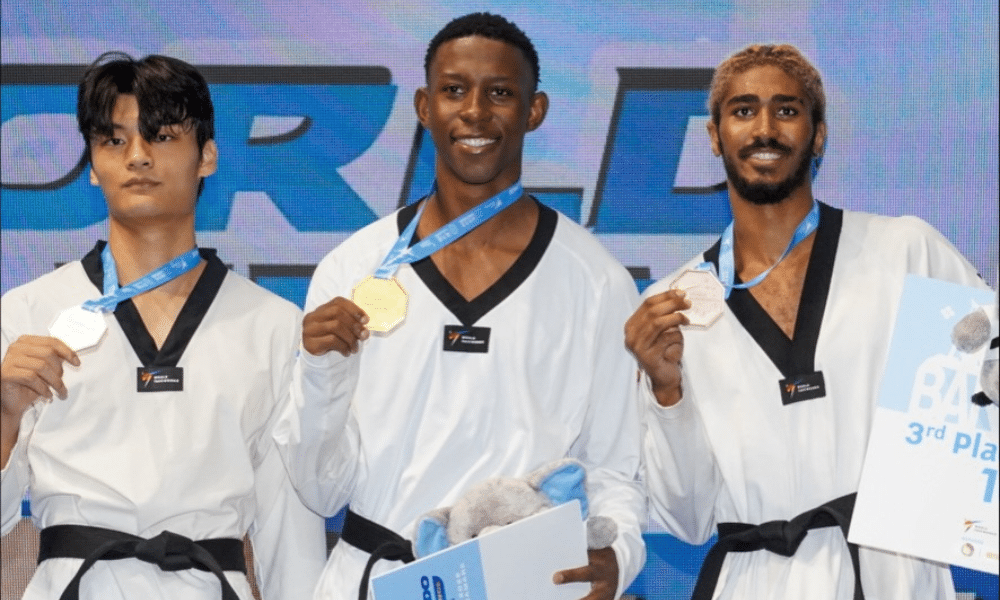 Henrique Marques ouro Grand Prix Challenge de Bangkok de taekwondo