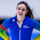 Julia de Vos na Copa do Mundo Júnior de patinação de velocidade