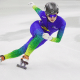 Lucas Koo na copa do mundo júnior de patinação de velocidade short track