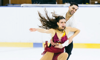 Natalia Pallu-Neves e Jayin Panesar se apresentam na dança no gelo da Bosphorus Cup