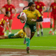 Thalia Costa em quadra pelas Yaras no Dubai Invitational Sevens
