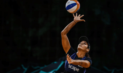 Vitória e Hegê no Mundial de vôlei de praia