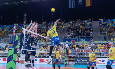 Walla ataca para o Guaguas Las Palmas contra o Olympiacos na Champions League de vôlei