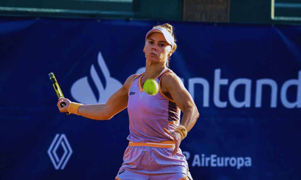 Laura Pigossi eliminada nas quartas nas duplas em Quito (Foto: Fotojump)