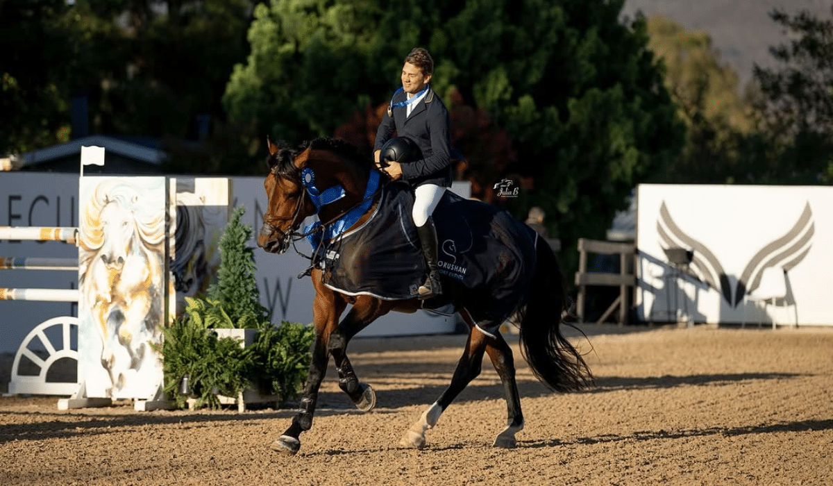 Cássio Rivetti teve o melhor resultado do Brasil neste sábado (6) no hipismo de saltos (Foto: Julia Borysewicz)