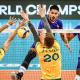 Adriano Xavier e Judson tiveram boas atuações pelo Vôlei Renata em derrota diante do poderoso vice-campeão europeu no Mundial (Foto: FIVB/Divulgação)