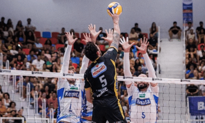 Vôlei Renata e Praia Clube duelam pela segunda rodada do Mundial de Clubes (Foto: Laécio Fontenele/AP Assessoria)