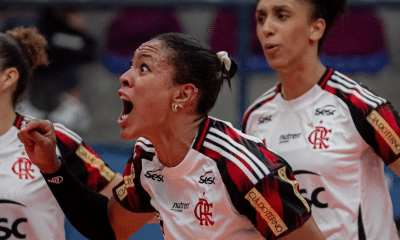 Simone Lee foi protagonista em mais um jogo do Sesc Flamengo na Superliga (Foto: Paula Reis/CRF)
