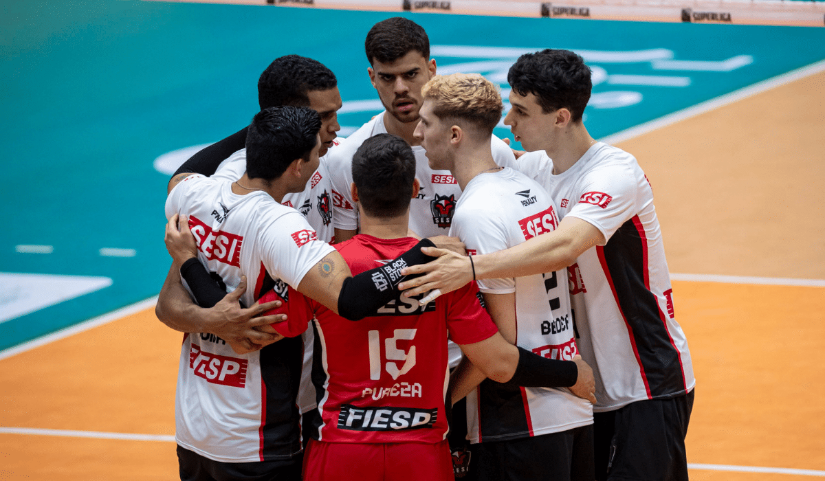 Sesi Bauru conquistou a vitória contra São José pela Superliga (Foto: Agência i7)