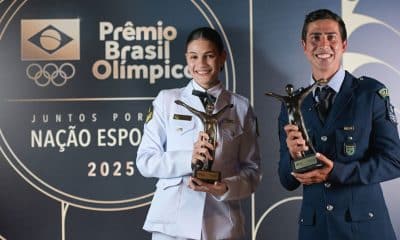 MAria Clara Pacheco e Caio Bonfim foram eleitos os atletas do ano no Prêmio Brasil Olímpico