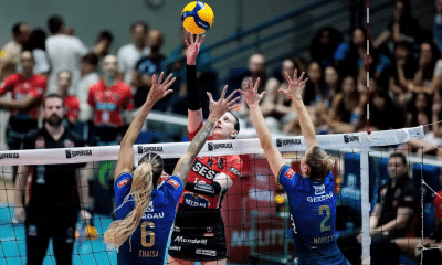 Minas x Sesi-Bauru Superliga Feminina — Foto: Hedgard Moraes/Minas Tênis Clube