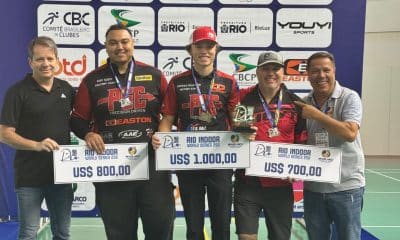 Roberval dos Santos se intrometeu entre os favoritos e conquistou a medalha de bronze do Rio Indoor 250