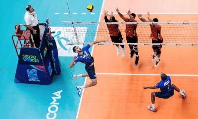 Samuel e Djalma Jr lideram ataque e Minas bate Monte Carmelo na Superliga